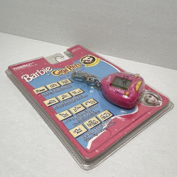 Giga Pets Barbie Precious Kitty Virtual Pet Tamagotchi 1997 Sealed Tiger - Picture 7 of 11